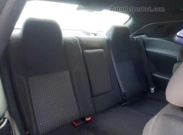 2C3CDZAG6GH148486 2016 DODGE CHALLENGER Gray უკანა სავარძლების ხედი