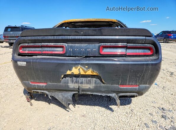 2C3CDZAG6JH242049 2018 DODGE CHALLENGER Black Вид ззаду