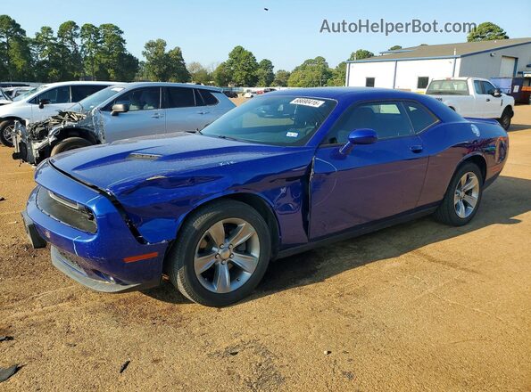 2C3CDZAG6JH270787 2018 DODGE CHALLENGER Blue Задня ліва чверть