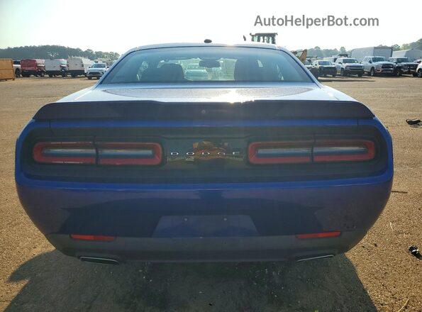 2C3CDZAG6JH270787 2018 DODGE CHALLENGER Blue Вид задніх сидінь