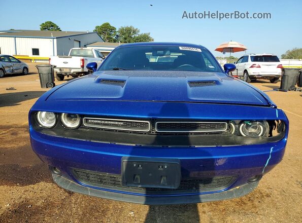2C3CDZAG6JH270787 2018 DODGE CHALLENGER Blue Вид щитка приладів