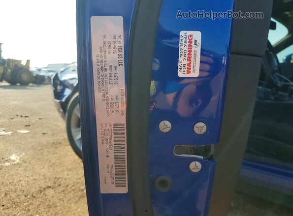 2C3CDZAG6JH270787 2018 DODGE CHALLENGER Blue 