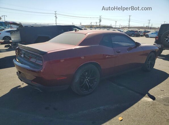 2C3CDZAG6JH280588 2018 DODGE CHALLENGER Burgundy Tył prawy