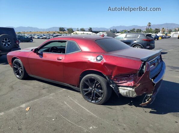 2C3CDZAG6JH280588 2018 DODGE CHALLENGER Burgundy Tył lewy