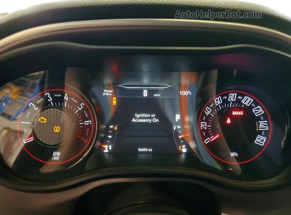 2C3CDZAG6KH602714 2019 DODGE CHALLENGER Black Սարքավորումների վահանակի տեսք