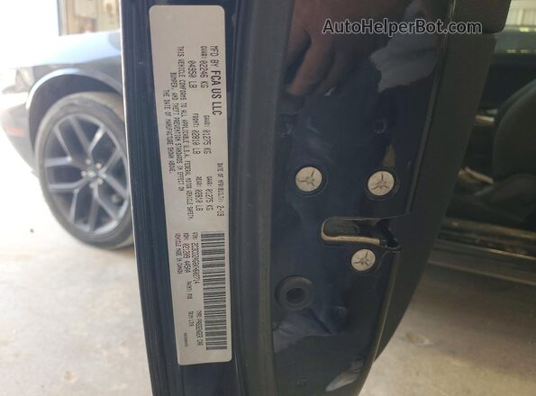 2C3CDZAG6KH602714 2019 DODGE CHALLENGER Black Շարժիչի բաժամունքի տեսք