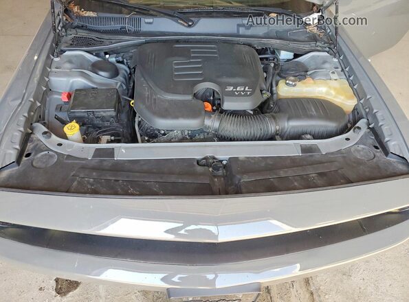 2C3CDZAG6KH680247 2019 DODGE CHALLENGER Серый Вид задней части салона