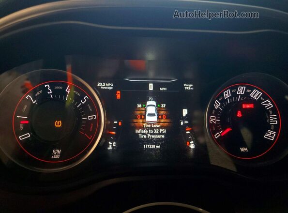 2C3CDZAG6KH680247 2019 DODGE CHALLENGER Серый Вид щитка приборов