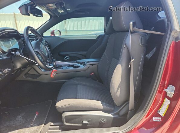 2C3CDZAG6KH686324 2019 DODGE CHALLENGER Red Vista interior delantera