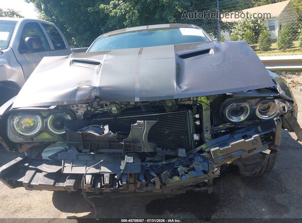 2C3CDZAG6KH699882 2019 DODGE CHALLENGER Gray Вид щитка приладів