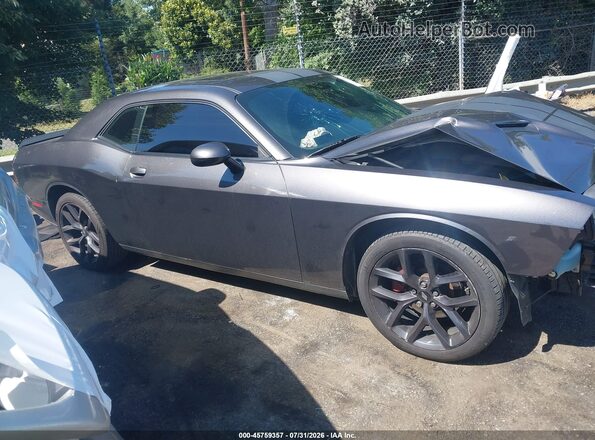 2C3CDZAG6KH699882 2019 DODGE CHALLENGER Gray Вид салону спереду
