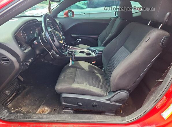 2C3CDZAG6KH739698 2019 DODGE CHALLENGER Red წინა სალონის ხედი