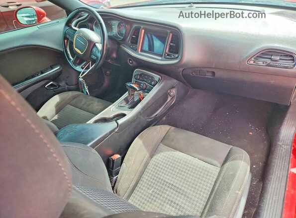 2C3CDZAG6KH739698 2019 DODGE CHALLENGER Red წინა პანელის ხედი