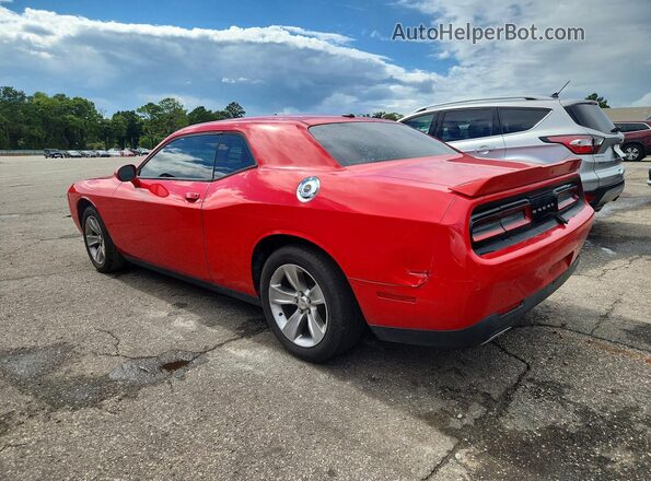 2C3CDZAG6KH739698 2019 DODGE CHALLENGER Red უკანა მარცხენა