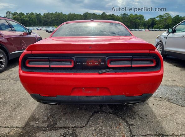 2C3CDZAG6KH739698 2019 DODGE CHALLENGER Red უკანა ხედი