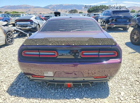 2C3CDZAG6LH243835 2020 DODGE CHALLENGER Purple უკანა ხედი