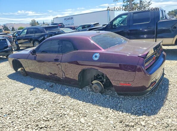 2C3CDZAG6LH243835 2020 DODGE CHALLENGER Purple უკანა მარცხენა
