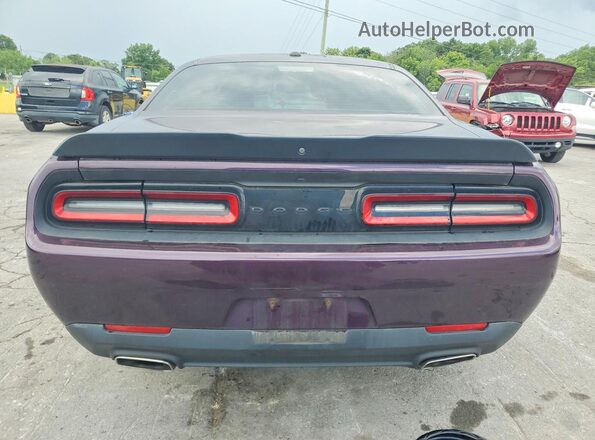 2C3CDZAG6MH530951 2021 DODGE CHALLENGER Фиолетовый Вид сзади