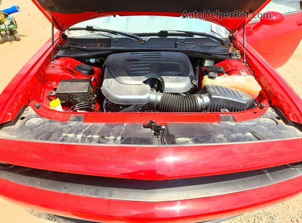 2C3CDZAG6NH265482 2022 DODGE CHALLENGER Red Սալոնի հետևի տեսք