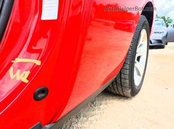 2C3CDZAG6NH265482 2022 DODGE CHALLENGER Red Շարժիչի բաժամունքի տեսք