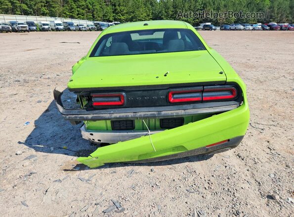 2C3CDZAG6PH538858 2023 DODGE CHALLENGER Зеленый Вид сзади