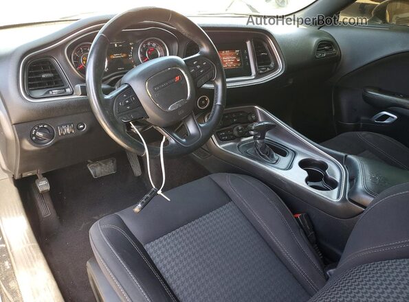 2C3CDZAG7GH201115 2016 DODGE CHALLENGER Black Dashboard view