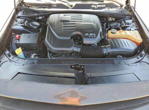 2C3CDZAG7GH201115 2016 DODGE CHALLENGER Black Rear interior view