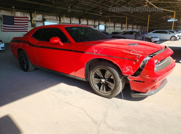2C3CDZAG7GH300095 2016 DODGE CHALLENGER Red Delantero derecho
