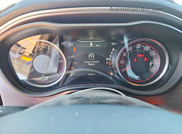 2C3CDZAG7HH613231 2017 DODGE CHALLENGER Black Instrument cluster view