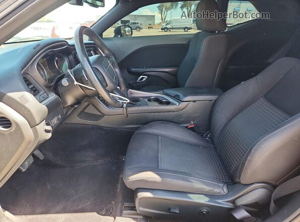 2C3CDZAG7HH613231 2017 DODGE CHALLENGER Black Front interior view