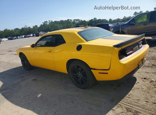 2C3CDZAG7HH636430 2017 DODGE CHALLENGER Yellow Հետևի ձախ