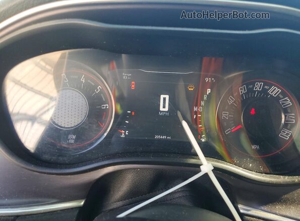 2C3CDZAG7HH636430 2017 DODGE CHALLENGER Yellow Սարքավորումների վահանակի տեսք