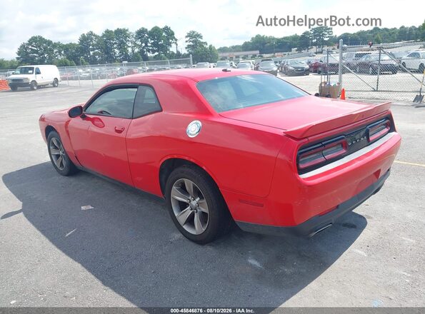2C3CDZAG7JH152974 2018 DODGE CHALLENGER Красный Задняя левая четверть