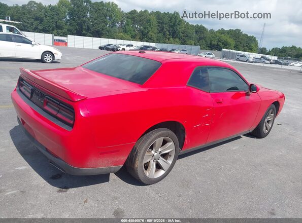 2C3CDZAG7JH152974 2018 DODGE CHALLENGER Красный Задняя правая четверть