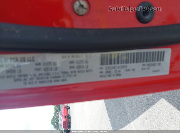 2C3CDZAG7JH152974 2018 DODGE CHALLENGER Красный Вид подкапотного пространства
