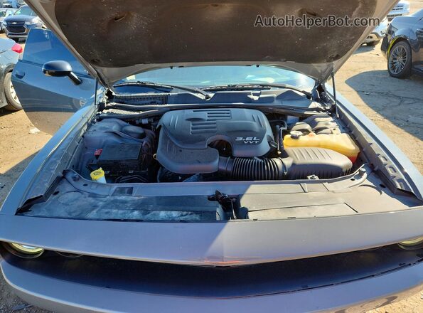 2C3CDZAG7JH229276 2018 DODGE CHALLENGER Gray Սալոնի հետևի տեսք