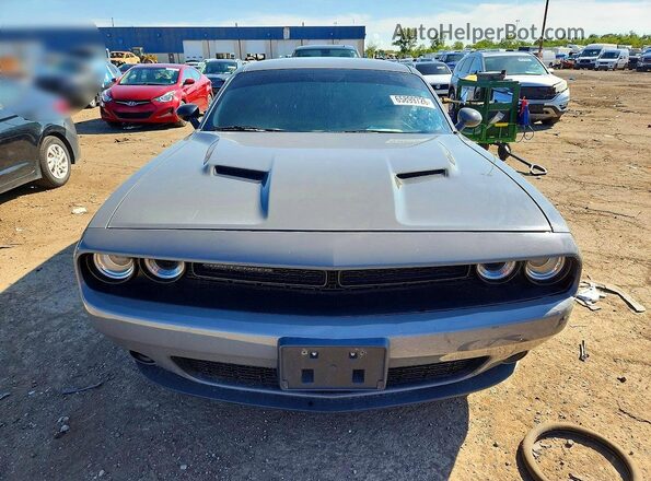 2C3CDZAG7JH229276 2018 DODGE CHALLENGER Gray Դիմացի տեսք