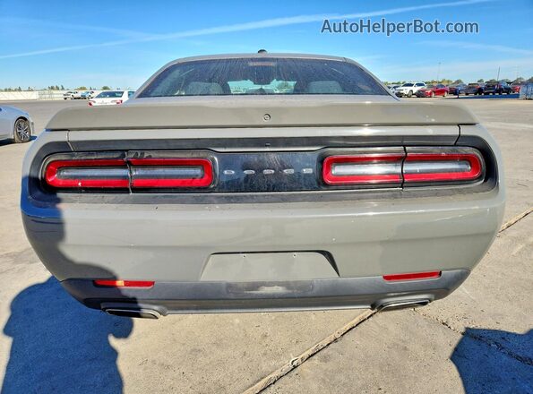 2C3CDZAG7JH241668 2018 DODGE CHALLENGER Gray უკანა ხედი