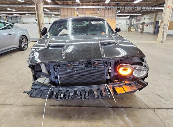 2C3CDZAG7JH276887 2018 DODGE CHALLENGER Black Դիմացի տեսք