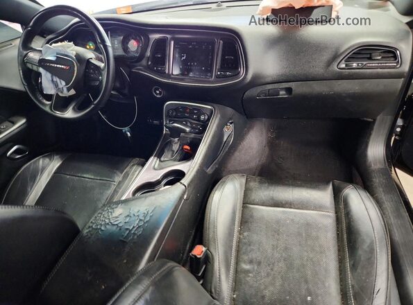 2C3CDZAG7JH276887 2018 DODGE CHALLENGER Black Առջևի վահանակի տեսք