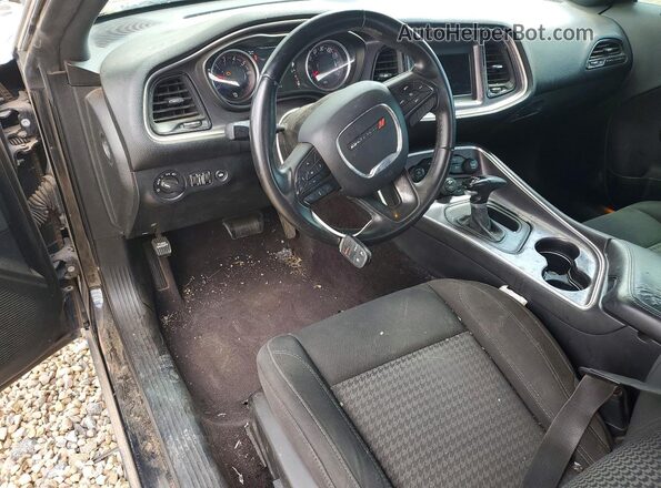 2C3CDZAG7JH302940 2018 DODGE CHALLENGER Black Вид панелі приладів