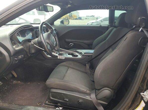 2C3CDZAG7JH302940 2018 DODGE CHALLENGER Black Вид салону спереду
