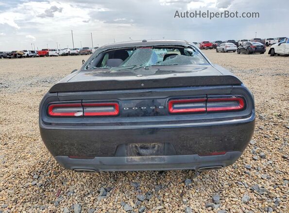2C3CDZAG7JH302940 2018 DODGE CHALLENGER Black Вид ззаду