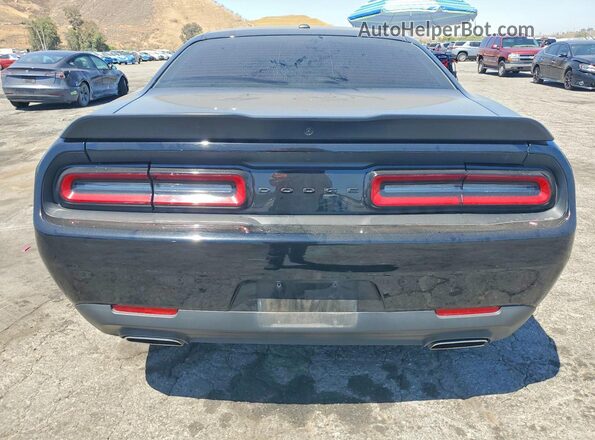 2C3CDZAG7PH538822 2023 DODGE CHALLENGER Black Вид ззаду