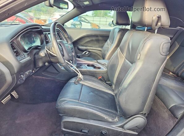 2C3CDZAG8GH168559 2016 DODGE CHALLENGER Silver Вид салону спереду