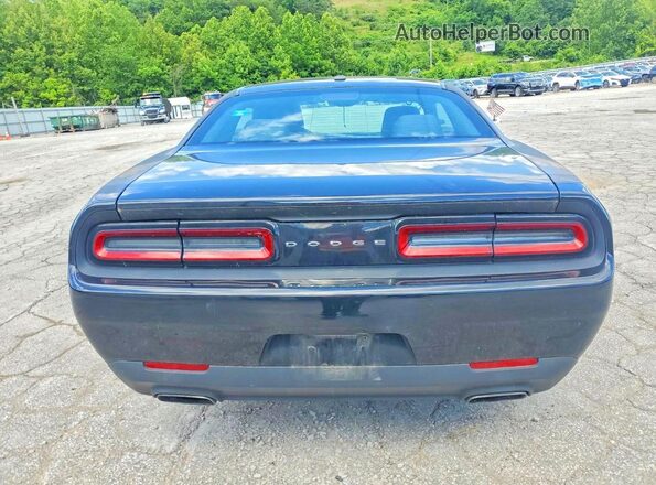 2C3CDZAG8GH176693 2016 DODGE CHALLENGER Black უკანა ხედი