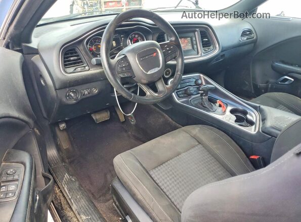 2C3CDZAG8GH176693 2016 DODGE CHALLENGER Black წინა პანელის ხედი
