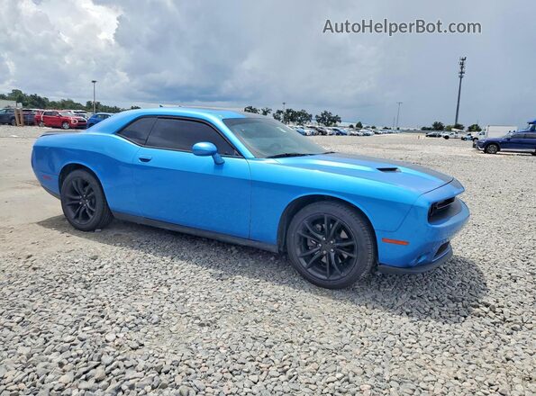2C3CDZAG8GH256317 2016 DODGE CHALLENGER Blue Przód prawy