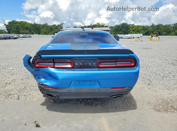 2C3CDZAG8GH256317 2016 DODGE CHALLENGER Blue Widok z tyłu