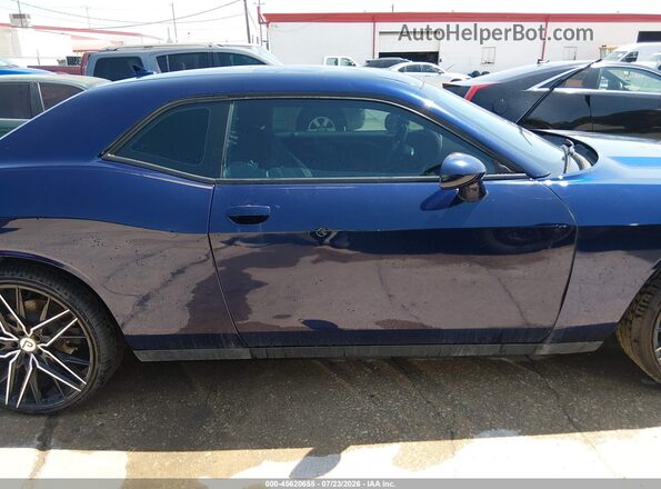 2C3CDZAG8GH338435 2016 DODGE CHALLENGER Blue Rear interior view
